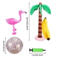 thumbnail image 2 of Palmeras Inflables Juguetes De Flamencos Pelotas De Playa Inflables De Pvc Plátano Con Bomba Gafas De Sol De Piña Y Gafas De Sol De Flamenco Inevent HA034802-00, 2 of 6