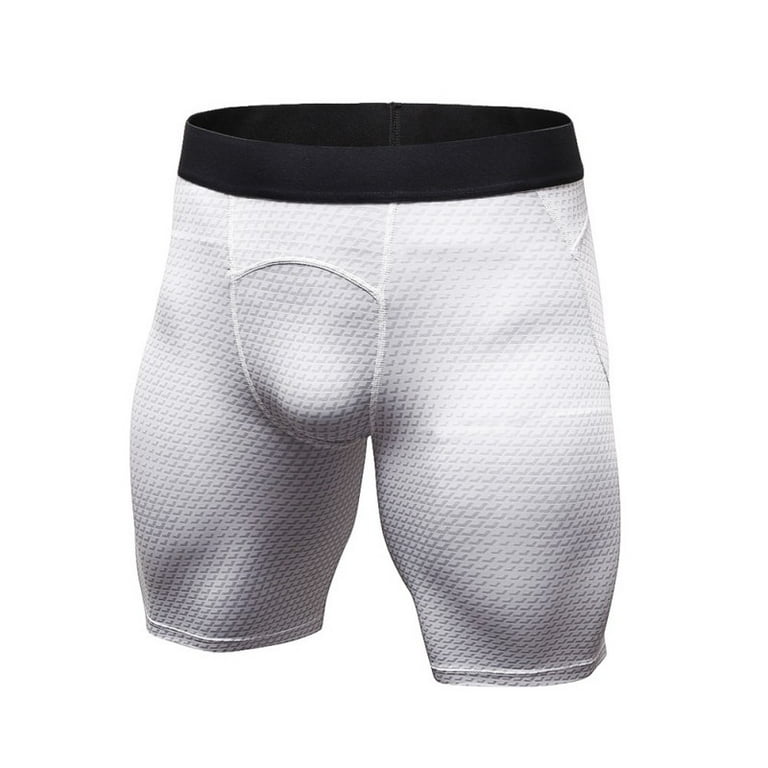 Mens Sport Compression Shorts Quick drying Workout Stretch Pants