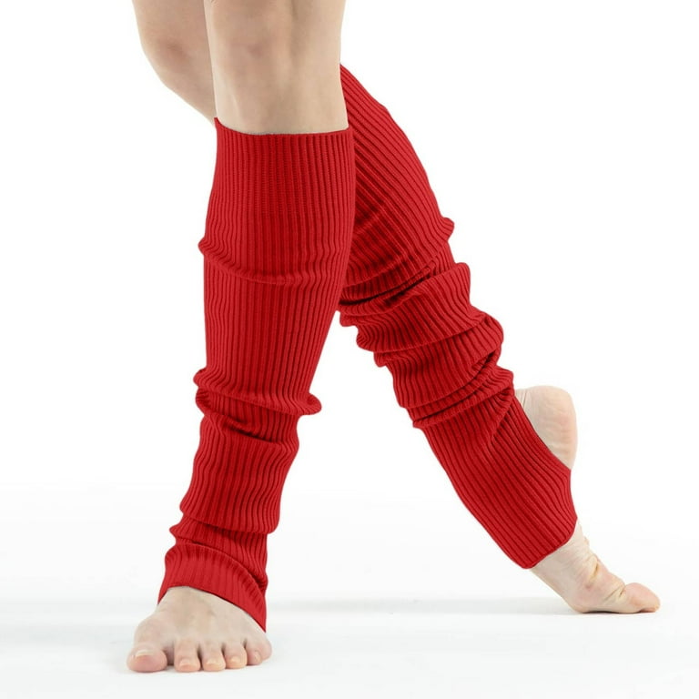 Fgnfyis Leg Warmers for Women Dance Yoga Open Toe Heel Dance