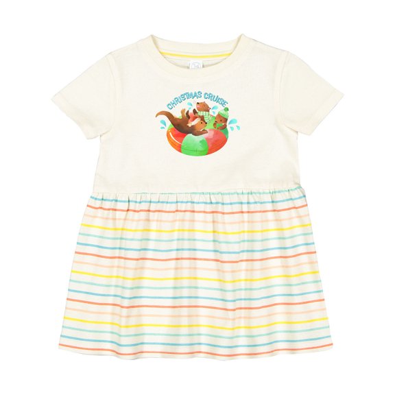 Inktastic Christmas Cruise Girls Baby Dress