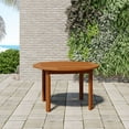 thumbnail image 3 of Milano Eucalyptus Round 5-Piece Patio Dining Set, 3 of 8