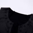 thumbnail image 5 of Fringe Suede Vest for Women 70S Hippie Open Front Western Cowgirl Sleeveless Cardigan Vest Jacket Outerwear, 5 of 8