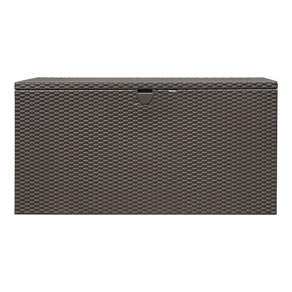 Arrow Spacemaker 4 x 2 x 2 ft Espresso Steel Deck Box