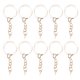thumbnail image 2 of 10 Piezas de Llaveros Llaveros de aleación Llaveros con Cadena Llaveros de Metal Portátiles Perno de Ojo Accesorios Colgantes de Joyería ANGGREK  Otros, 2 of 8