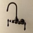 thumbnail image 4 of Kingston Brass Wall-Mount Clawfoot Tub Faucets With Oil Rubbed Bronze AE1T5, 4 of 5