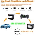 thumbnail image 4 of Muyoka Cargador de batería para automóvil 12V / 24V 12A Cargador de batería automático con función de reparación de carga de 7 pasos Pantalla LCD Cargas inteligentes Coche Motocicleta Barco Camión Cor Muyoka Hogar, 4 of 7