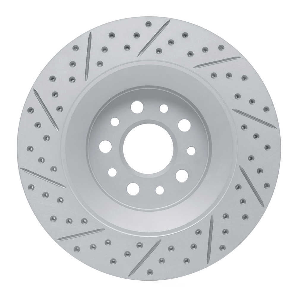Dynamic Friction Company 830-79010R DFC Geoperformance Rotor - Drilled and Slotted
