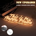 thumbnail image 6 of UPONRAY "This is My Happy Place" Neon Sign 13.8 x 6.1 Inch - Warm White LED Neon Light, Dimmable & USB Powered, Cozy Home Decor for Bedroom Living Room, 6 of 8