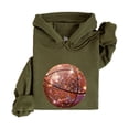 thumbnail image 3 of Glitter Basketball Hoodie for Women & Teen Girls Sparkle Game Day Pullover Sweatshirt, 3 of 8