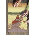 thumbnail image 3 of Lake Geneva, Wisconsin, Canoe Scene (19x27 inches, Premium 500 Piece Jigsaw Puzzle for Adults and Family, Made in USA), 3 of 4