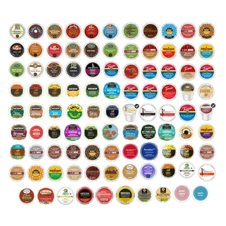 Variety Sampler with Van Houtte, Guy Fieri, Folgers, Barista Primahouse, Cake Boss & Other Popular Single Serve Coffees for Keurig K-Cup Brewers (96 Count)