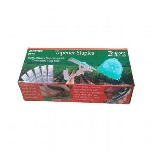 Zenport  ZEN MAX Box of Tapener Staples 10000, Box of 10