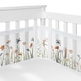 thumbnail image 3 of Sweet Jojo Designs Watercolor Floral Garden Sage Green Girl Crib Bedding + BreathableBaby Breathable Mesh Liner, 3 of 6