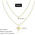 thumbnail image 5 of CUKIXA Diamond Necklaces for Women, Dainty 14k Gold/Sterling Silver Choker Necklace Simple Gold Plated CZ Jewelry Necklaces for Women Trendy Gifts, 5 of 15