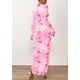 thumbnail image 2 of Vestido PRETTYGARDEN Maxi Ajustado Floral de Manga Larga Rosa M, 2 of 8