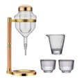 thumbnail image 3 of Jarra de cristal para sake frío, elegante dispensador de bebidas japonés para vino de fiesta. Oro, 3 of 9