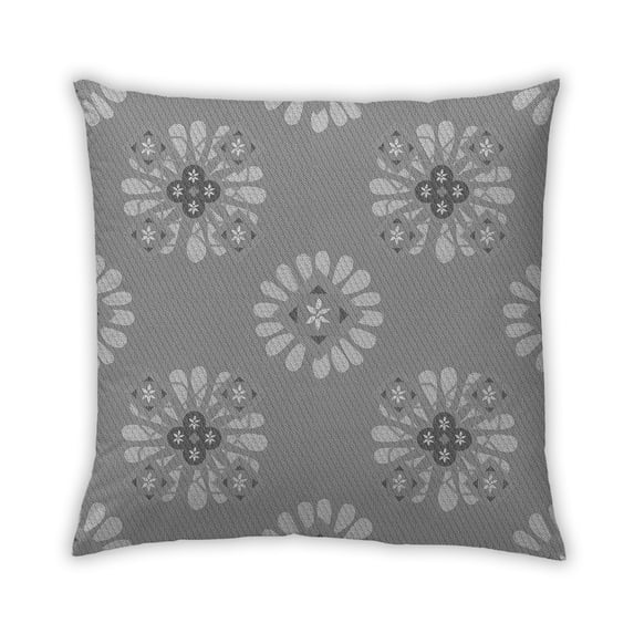Ahgly Company Outdoor Square Contemporary Throw Pillow, 18 inch by 18 inch
