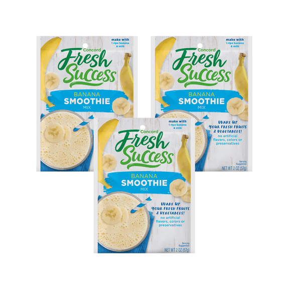 Fresh Success Banana Smothie, 2 oz (Pack of 3)