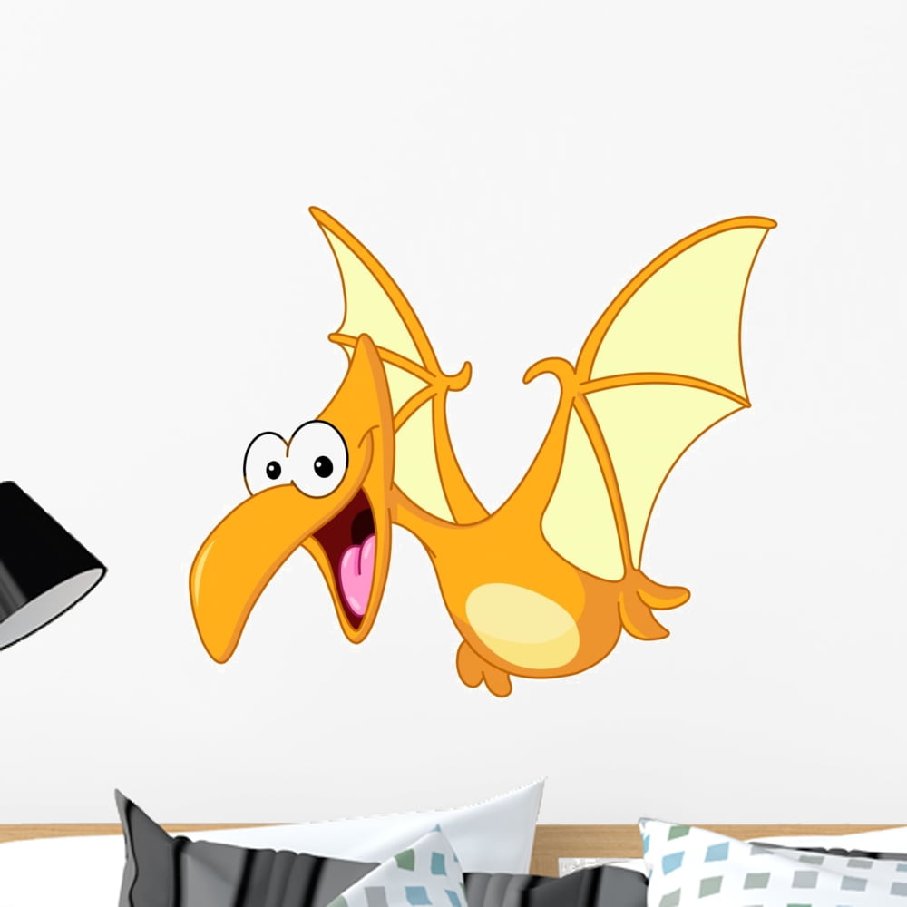 Pterodactyl Dinosaur Wall Decal by Wallmonkeys Peel and Stick Graphic
