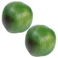 thumbnail image 1 of KAKOWELY 2 cocos simulados, artesanía de coco realista, accesorio fotográfico de imitación de coco para exhibición en tienda., 1 of 4