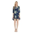 thumbnail image 1 of Hawaiian Manches 3/4 Sirène Tunique Robe M Ananas Jardin Marine Femmes, 1 of 5