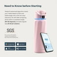 thumbnail image 6 of WATERH Boost Smart Water Bottle with APP - Insulated Stainless Steel Flask, Water Intake Tracker & Hydration Reminder, Portable Vacuum Thermal Cup, Wide Mouth Water Bottle for Travel & Gym, 6 of 10
