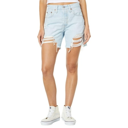 Levi's Women's 501 Mid Thigh Short, (Shake It Up, 28)