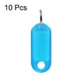thumbnail image 2 of Uxcell 50x20mm Plastic Key Tags with Split Keyring Blue 10 Count, 2 of 4