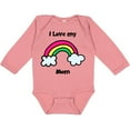 thumbnail image 3 of Inktastic I Love my Mom Boys or Girls Long Sleeve Baby Bodysuit, 3 of 5