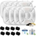 thumbnail image 1 of Cat Water Fountain .L/oz Automatic Stainless Steel Pet Fountain Water Levels Window can be Checked Dog Water Dispenser UltraQuiet Pump for Multiple Pets ( Filters & Sponge, 1 of 7