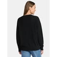 thumbnail image 3 of Time and Tru Women's V Neck Pullover Sweater, Lightweight, Sizes XS-XXXL, 3 of 5