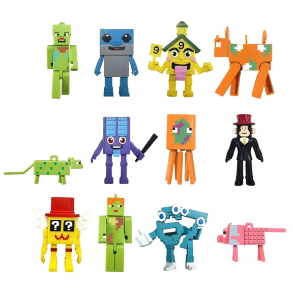 Steal A Brainrot Figurines - Gift Idea - Collectible Figure Toys for Kids & Adults - Brainrots Game Fans - Model Figure for Collectors and Display 12PCS