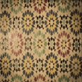 thumbnail image 1 of Ahgly Tapis de Zone Carré Transitionnel Doré Lavable en Machine, 6 Pieds Carré, 1 of 7