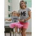 thumbnail image 3 of Mom and Daughter Matching Outfits Mommy and Me Shirts Me Mini Me Mothers Day Mom Gray XX-Large / Daughter Gray 3T, 3 of 7