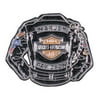 Harley-Davidson Biker Leather Jacket 3D Pin, Silver Finish 1.5 x 1.25 in P076063