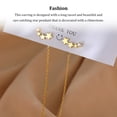 thumbnail image 4 of Pendientes de estrella Sonducket para mujer y niñas con diamantes de imitación color Oro, 4 of 6