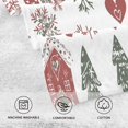 thumbnail image 5 of Yayeee 100% Cotton Hand Towels for Bathroom 16" x 28" Soft Absorbent Kitchen Towel, Red Nordic Christmas, 5 of 7
