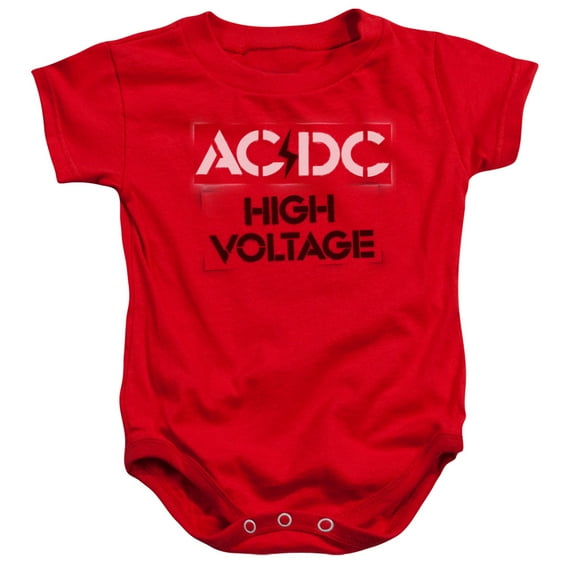 Acdc - High Voltage Stencil - Infant Snapsuit - 6 Month