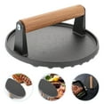 thumbnail image 6 of WESIEVYA 1Pcs Steel Hamburger Press Patty Maker for Grilling Assorted Color, 6 of 8