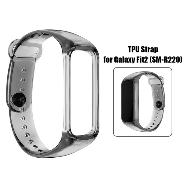 Correa deportiva para Samsung Galaxy Fit 2 SM-220 correa de reloj de repuesto (negro)