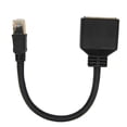 thumbnail image 3 of RJ45 Splitter Adapter, Gold Plated Core Versatile RJ45 Ethernet Adapter Cable 1 To 2 Port Longer Service Life  For Office For Home, 3 of 8