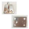 thumbnail image 4 of tredstone Robust Stainless Steel Square Sail Shade Pad Eye Plate for Boat Rigging Silver M8 1Set, 4 of 6