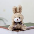 thumbnail image 3 of Kids Stuffed Animal Toys 11 Cm Soft Cute Rabbit Keychain Kawaii Plush Doll Backpack Pendant, 3 of 5