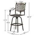 thumbnail image 5 of Rust - Proof Aluminum / Swivel Feature to Enhance Outdoor Experience, 5 of 7