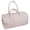 Pink-PK Home Decor, variant on Large Capacity Quilted Travel Tote Bag with Ditsy Printed Lightweight Cotton Handbag for Women Gym Trip Carry On Weekend Overnight Duffle 15.7x8.7x10.6in Family Gifts
