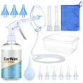 thumbnail image 1 of EIMELI  Ear Wax Removal Kit  Safe Ear Wax Remover Tools for Humans  Home Earwax Removal Tool Kits for Ear Irrigation Cleaning  Ear Washer Bottle System for Ear Cleaner  Ear Curette Kit, 1 of 8