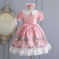 thumbnail image 2 of HAWEE Costume pour Filles Robe Lolita de Soubrette Princesse Costumes d'Halloween Costumes de Fête d'Anime Robe de Cosplay Chic pour Fillette, 2 of 3