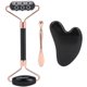 thumbnail image 2 of Facial Germanium Roller Massager Face Gua Sha Scraping Board Eye Cream Spoon Set, 2 of 4