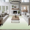 thumbnail image 3 of Rectangle Rug 8x10Ft Light Green White Ombre Minimalist Soft Indoor Throw Rugs Carpets for Living Dining Bedroom Kids Room Non-Slip Playroom Crawl Rug Floor Mats Modern Ombre Art, 3 of 9