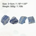 thumbnail image 2 of 1 juego de piedras ásperas a granel, lapislázuli, piedras naturales, mezcla de cristal sintético a granel crudo grande para lapidario, caída, rocas fuente, decoración, pulido, 2 of 7
